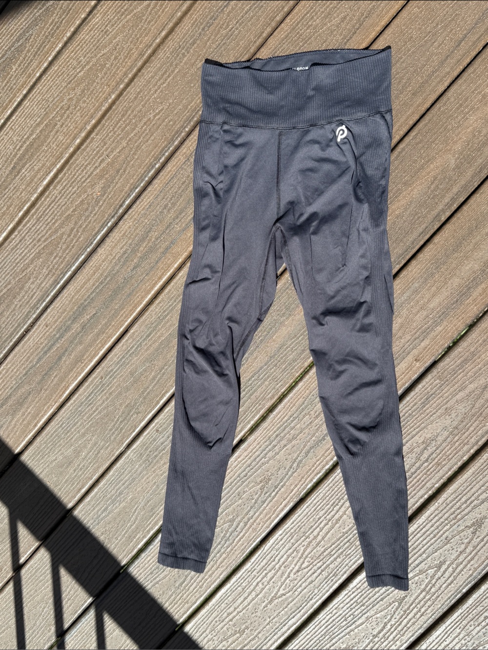 Peloton Charcoal Black High-Waist Leggings